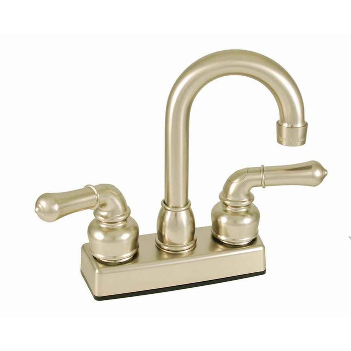 4" Bar Faucet w/Lever Handles Nickel - Young Farts RV Parts