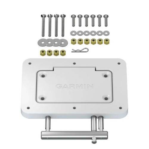 Garmin Electronics Trolling Motor Mounting Plate - Fits Force Kraken Trolling Motors; White - 010-12832-61