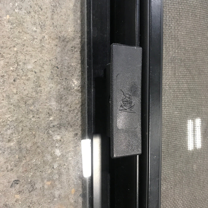 Used Black Radius Opening Window : 29.5" X 21.5" X 1.875"