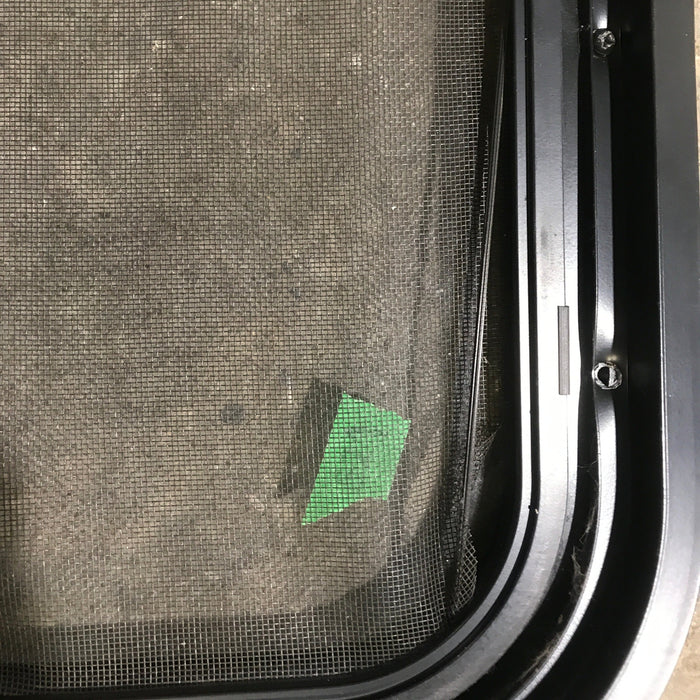 Used Black Radius Opening Window : 29.5" X 21.5" X 2"