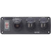 4365 Water Resistant USB Accessory Panel - 15A Circuit Breaker, 12V Socket, 2x 2.1A Dual USB Chargers - Young Farts RV Parts