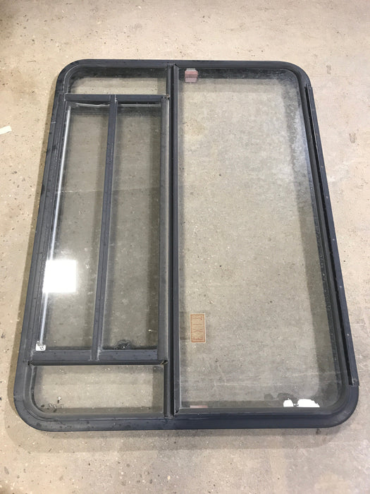 Used Black Radius Emergency Opening Window : 47 1/2" W x 34 1/2" H x 2" D