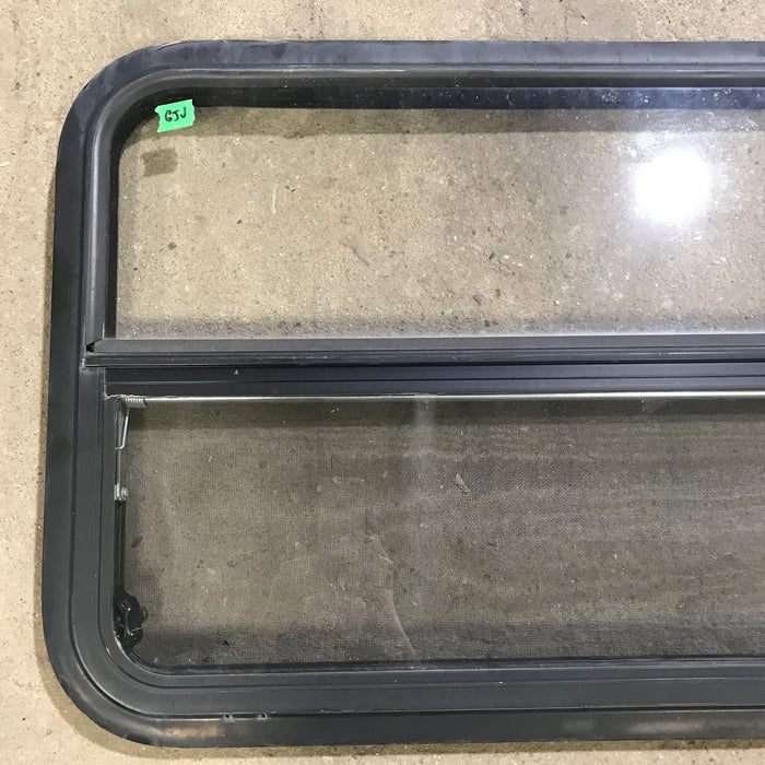 Used Black Radius Opening Window : 45.5" x 21.25" x 1.875"