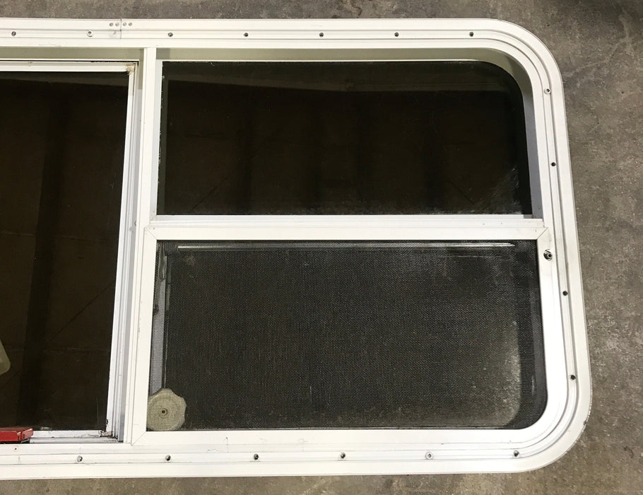Used White Emergency Opening Window : 47 1/2" W x 21 1/2" H x 2" D