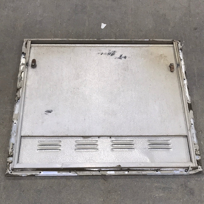 USED Square Corner Propane door  29 3/4" W x 25 1/4" H x 1" D