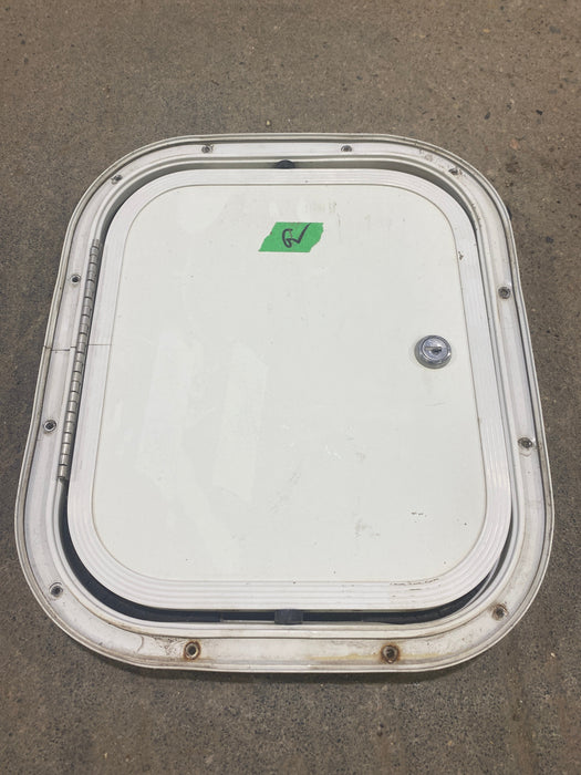 Used Radius Cornered Cargo Door 12" W x 10" H x 1/2" D