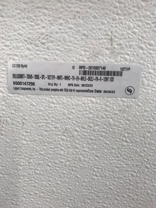 Used Radius Cornered Cargo Door 69 1/4" x 48" x 2" D