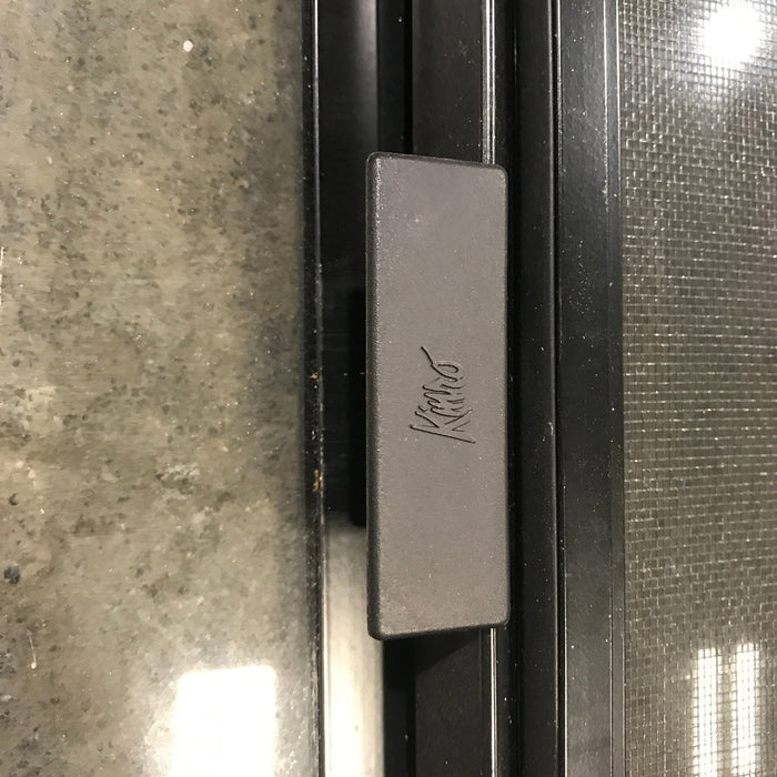 Used Black Radius Opening Window : 23.5" X 14.5" X 1.25"