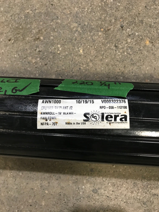 Used Solera Awning Roller Tube 19'