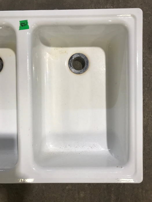 Used Double Kitchen Sink 24 1/2” W x 18” L