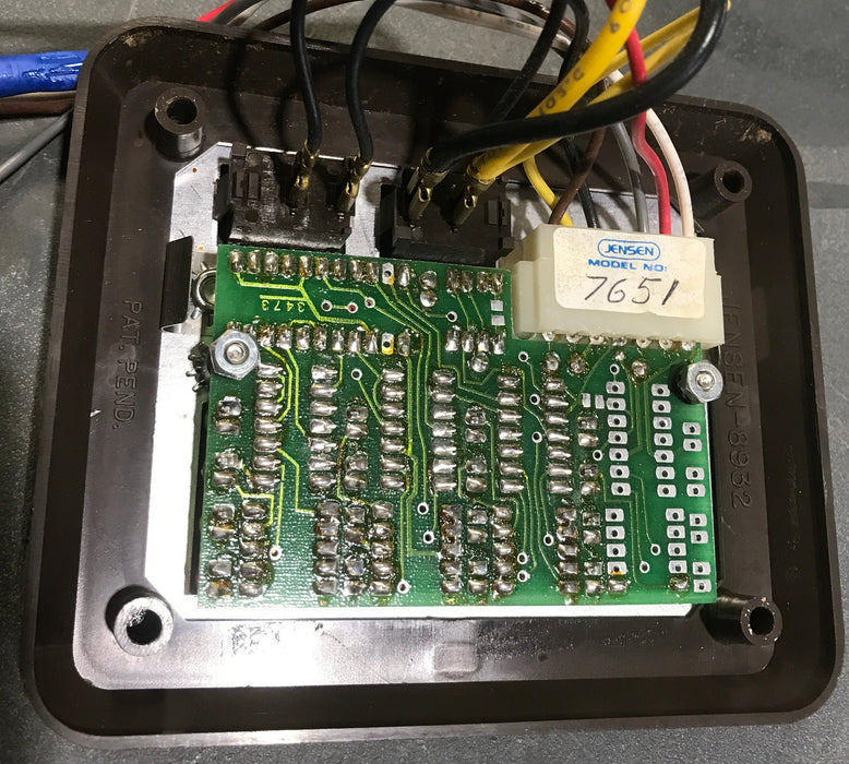 Used Jensen Tank Monitor System Panel - 7651