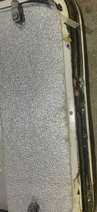 Used Radius Cornered Battery / Propane Cargo Door 18 3/4" x 11 3/4" x 3/4" D