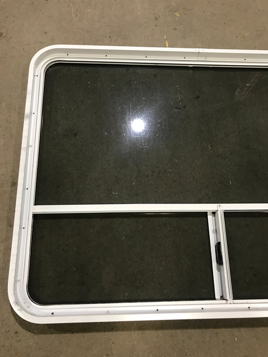 Used White Radius Opening Window : 48" W x 35 1/2" H x 2" D