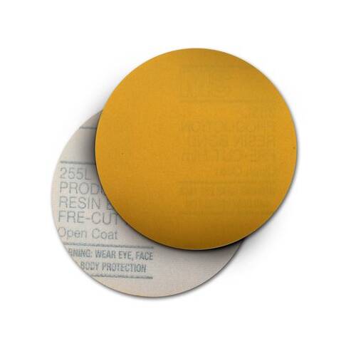 Sanding Disc - 5" Diameter; P220 Grit; Gold; Box Of 100 - 01062