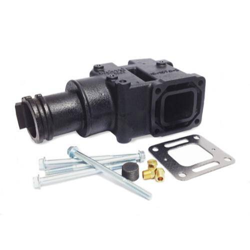 Sierra Marine Exhaust Manifold Riser - With Exhaust Elbow Gasket/ Pipe Plug/ Riser Bolt - 18-1976-2