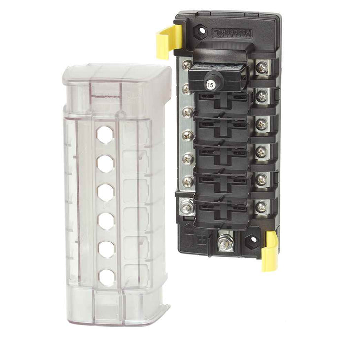 5052 ST CLB Circuit Breaker Block - 6 Position w/Negative Bus - Young Farts RV Parts