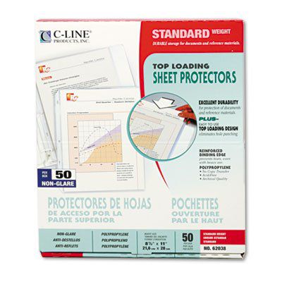 50pk SHEET PROTECTORS