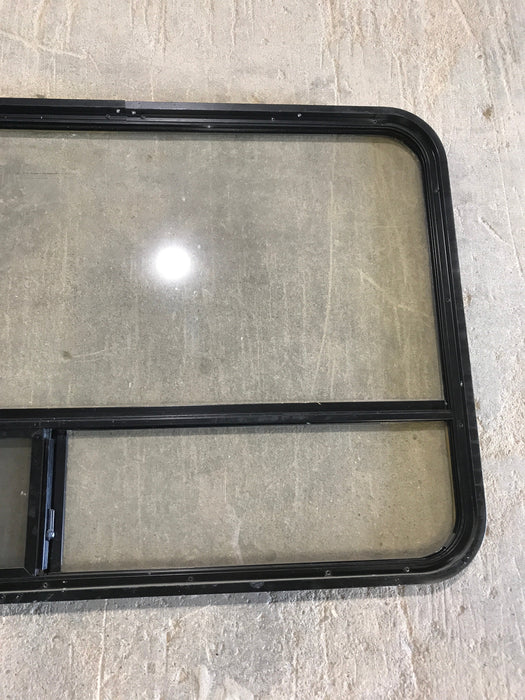 Used Black Radius Opening Window : 50 x 29 3/4 x 1 1/2" D
