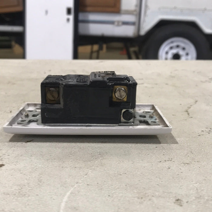Used RV 110 Volt GFI Wall Receptacle / Outlet