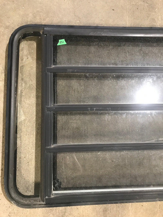 Used Black Radius Opening Window : 47" W x 28 1/4" H x 2" D