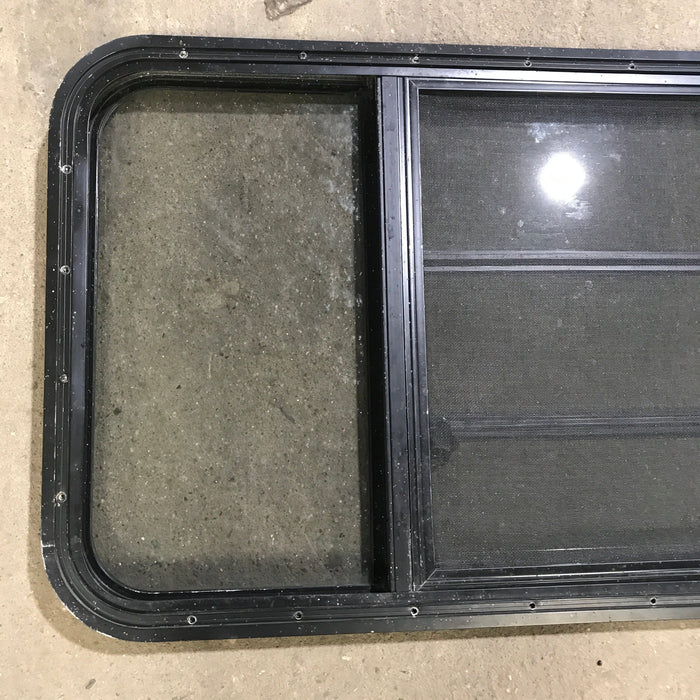 Used Black Radius Opening Window : 59.75" x 21.75" x 2"