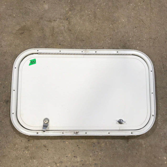 Used Radius Cornered Cargo Door 23 3/4" x 13 3/4" x 1" D