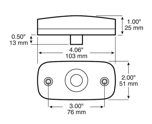 59 Series Secret In The Socket w/Reflex Lens Red - Young Farts RV Parts