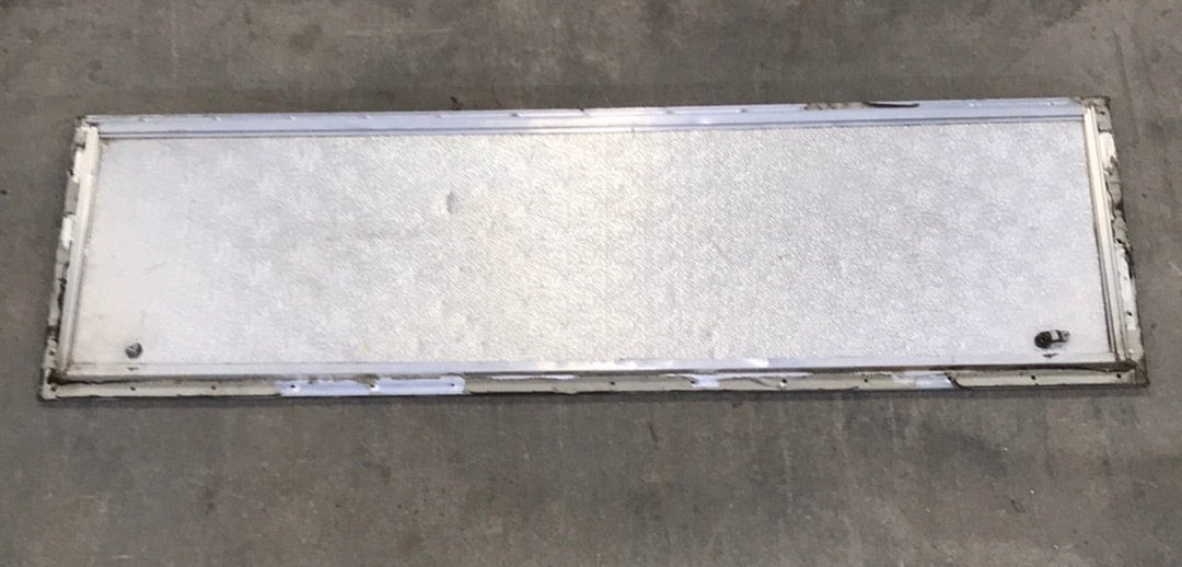 Used Square Corner Cargo Door 59 3/4" x 16 3/4" X 3/4" D - Young Farts RV Parts