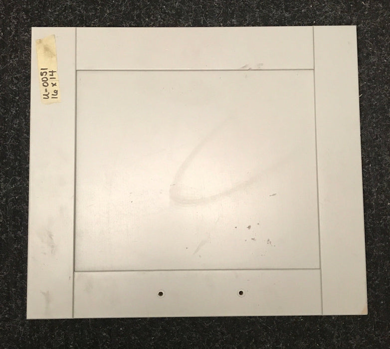 Used RV Cupboard/ Cabinet Door 16" H X 14" W X 3/4" D