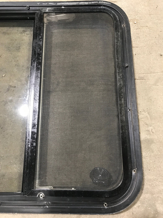 Used Black Radius Opening Window : 23 1/4" W x 21 1/4" H x 2"