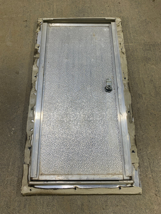 Used Square Cornered Cargo Door 10 1/2" W x 22 1/2 H x 1" D