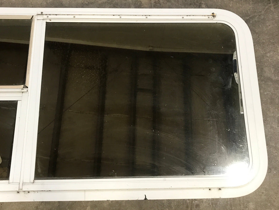 Used White Emergency Opening Window : 47 1/2" W x 21 1/2" H x 2" D