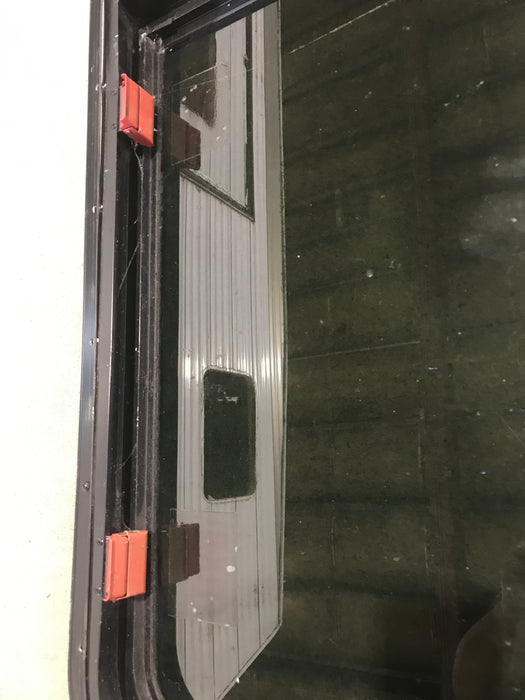 Used Black Radius Emergency Opening Window : 41 1/2" W x 21 1/2" H x 1 7/8"
