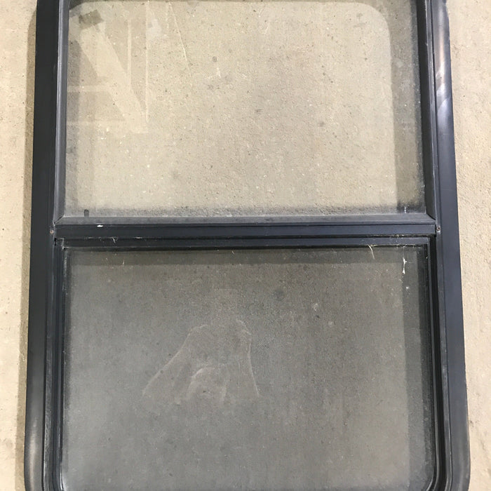Used Black Radius Opening Window : 23" X 34.5" X 1.875"