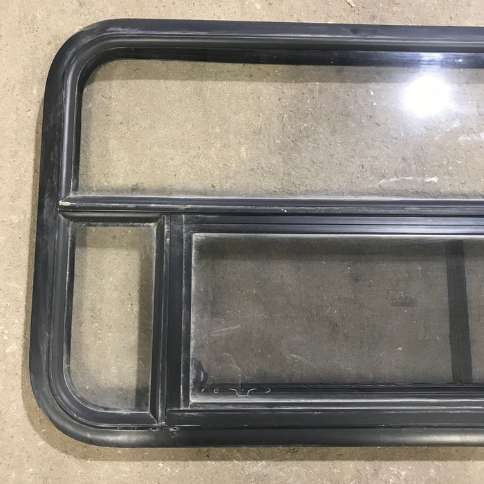 Used Black Radius Opening Window : 45.5" x 21.25" x 1.875"