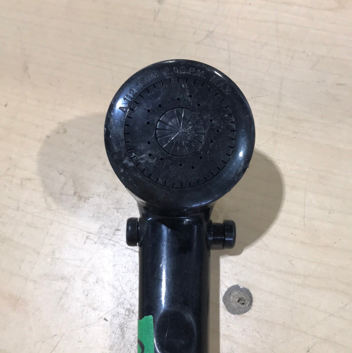 Used Shower Head Black, 7 1/2"
