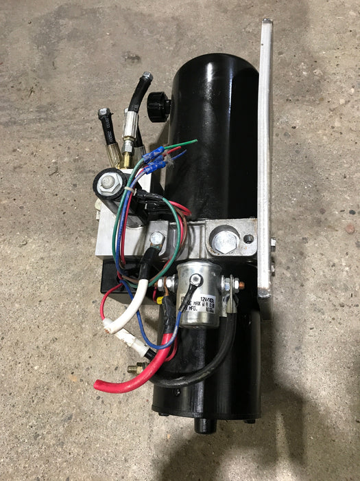 Used TAYLOR-NEWCOMB RV Slide Out Hydraulic Pump/Motor/Tank Assembly