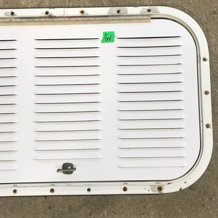 Used Retro NORCOLD 616009/ DOMETIC (P/N UNKNOWN for RM2214R) - Off White Vent Door with White Trim