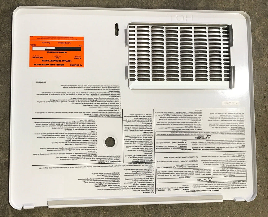 Used Atwood / Dometic 6 Gallon Water Heater Access Door, White, Surface Mount - 91502