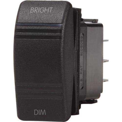 BLUE SEA Contura III Dimmer Control Rocker Switch - 8291-BSS