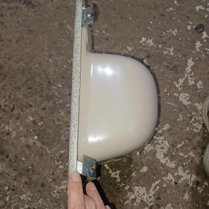 Used Young Farts RV Parts Bathroom Sink, Multi-Color - 15.25″ X 12 5/8″ X 4 5/8″ - TS1316SB