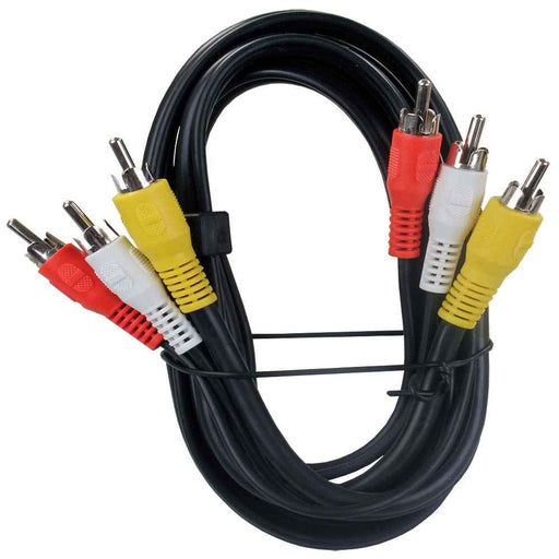 6' RCA/A - V Triple Cable - Young Farts RV Parts