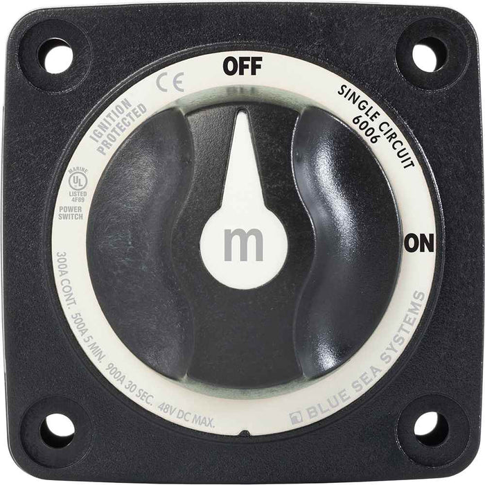 6006200 Battery Switch Mini ON/OFF - Black - Young Farts RV Parts