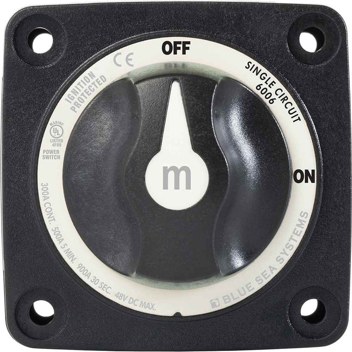 6007200 Battery Switch Mini - 4 Position - Black - Young Farts RV Parts
