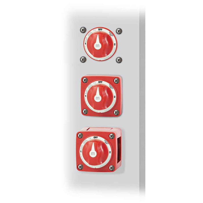 6008 M - Series Battery Switch 3 Position - Red - Young Farts RV Parts
