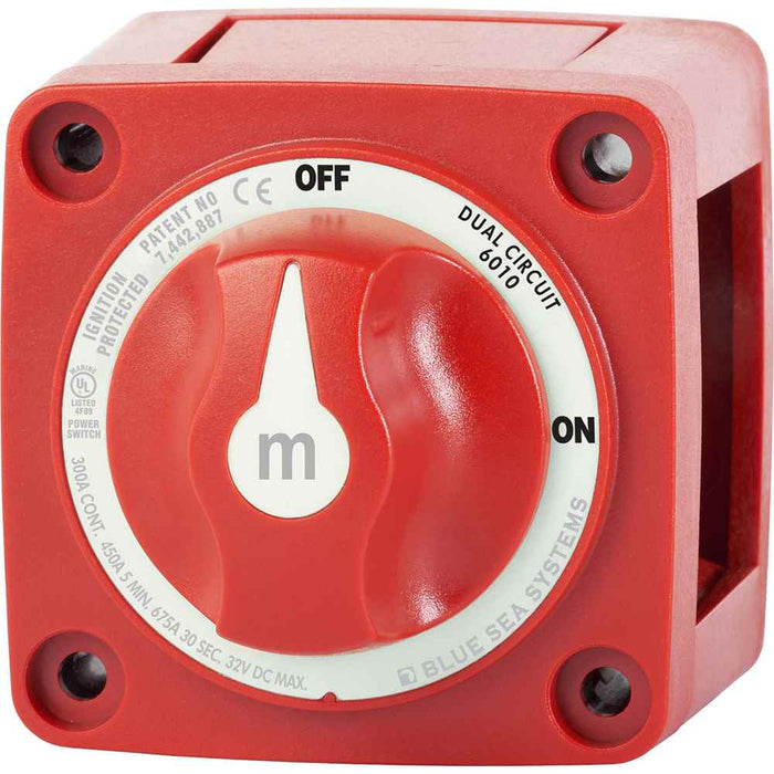 6010 m - Series (Mini) Battery Switch Dual Circuit - Young Farts RV Parts