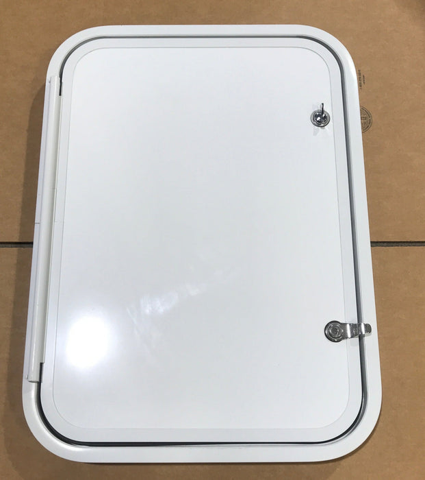 Used Corner Radius Cargo Door  24 3/4" W  x 17 3/4" H x 2"D