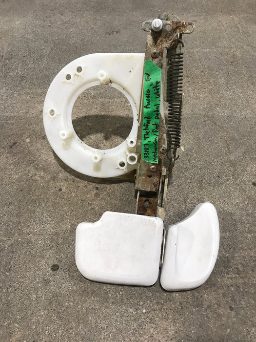 Used Thetford Toilet Flush Foot Pedal Mechanism - 33187