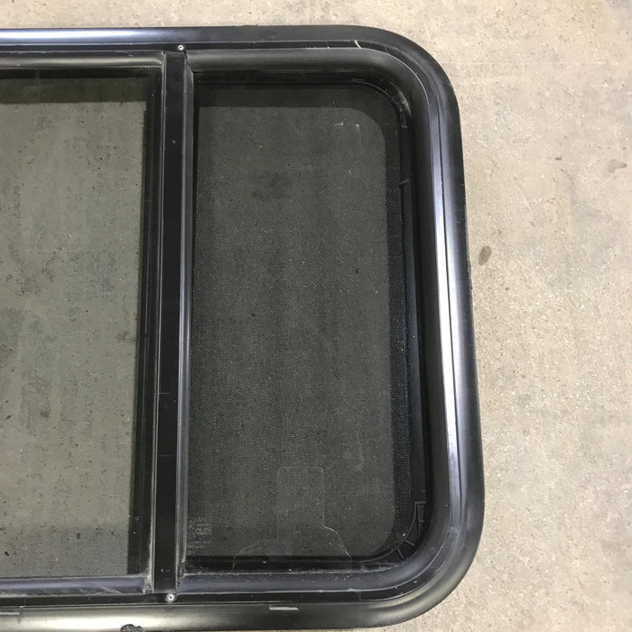 USED Black Radius Opening Window - 19.675 X 19.50 X 1.875