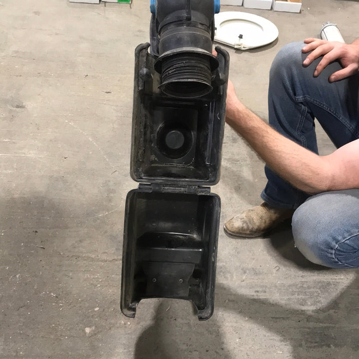 Used Thetford Telescoping Drain with mounting bracket